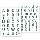 QBIX Lettre type Modern en 2 tailles