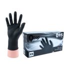 Qtop Nitril Gants - 100 pièces - Noir
