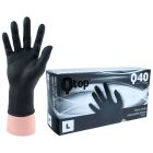 Qtop Q40 Gants en nitrile noirs 100x