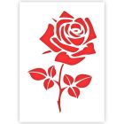 Pochoir Rose en 3 tailles