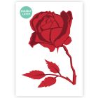 QBIX Pochoir Rose - Format A3 - 2 couches
