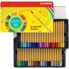 STABILO fineliner point 88 lot de 50 en coffret métal