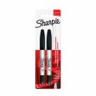 Blister marqueur permanent Sharpie Twin Tip - 2x noir