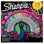 Ensemble pointe fine paon édition spéciale Sharpie - 20 marqueurs + 8 fineliners