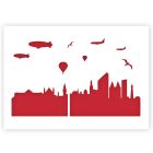 QBIX Pochoir Skyline de La Haye - A3