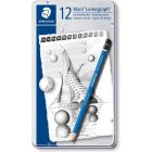 Staedtler Mars Lumograph 100 lot de 12 crayons (8B-2H)