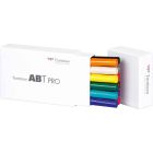 Tombow ABT PRO Jeu de marqueurs de 12 couleurs de base
