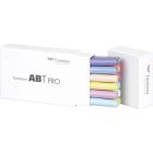 Tombow ABT PRO Jeu de marqueurs de 12 couleurs pastel