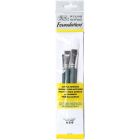 Winsor & Newton Foundation Pinceaux pour peinture acrylique set de 3 pièces - plats avec manche court