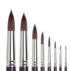 Winsor & Newton Galeria Pinceau pour peinture acrylique - rond avec un long manche