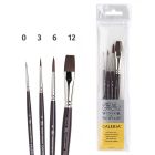 Winsor & Newton Galeria Pinceaux pour peinture acrylique, lot de 4