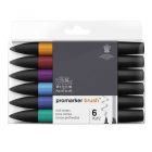 Winsor & Newton Promarker Brush jeu de 6 teintes profondes