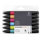 Winsor & Newton Promarker Brush jeu de 6 couleurs