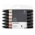Winsor & Newton Promarker jeu de 6 teintes de peau claires