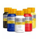 Winsor & Newton Galeria Couleurs acryliques 500ml - Jeu de 5 couleurs de base