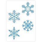Pochoir Flocons de neige en 3 tailles