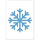 Pochoir flocon de neige en 3 tailles
