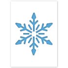 Pochoir flocon de neige en 3 tailles