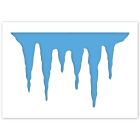 Pochoir Icicles en 3 tailles