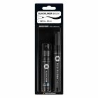 Molotow Blackliner Brush Ensemble de marqueurs et recharges de 30 ml