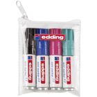 Edding 0,5 mini marqueurs permanents ensemble de 4 couleurs