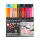 Sakura Koi Coloring Brush Pens Ensemble de 24 couleurs