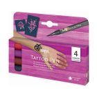 Kreul Set de stylos de tatouage + 2 modèles