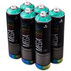 MTN Mega Colors - 6x ensemble turquoise
