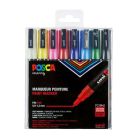 Posca PC-3M 0.9-1.3mm 8x Jeu de marqueurs