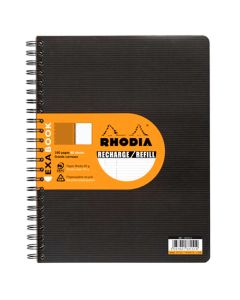 Rhodia ExaBook Recharge - A4+ lignes noires