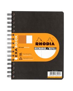 Rhodia ExaBook Recharge - A5+ lignes noires