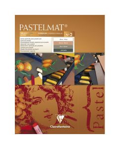 Clairefontaine Pastelmat pad No.2 - 18x24cm - Bruin