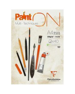Clairefontaine Paint-ON Bloc A4 - Blanc