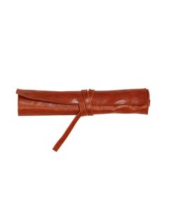Rhodia Flying Spirit Rouleau de crayons en cuir - Marron
