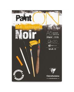 Clairefontaine Paint-ON Bloc A5 - Noir