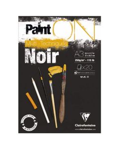 Clairefontaine Paint-ON Bloc A3 - Noir