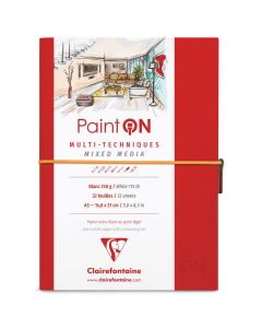 Clairefontaine Paint-ON Journal de voyage - Blanc - Technique mixte
