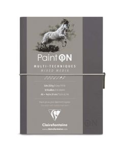 Clairefontaine Paint-ON Journal de voyage - Gris - Technique mixte