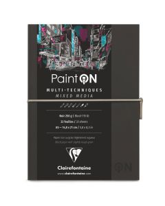 Clairefontaine Paint-ON Journal de voyage - Noir - Technique mixte