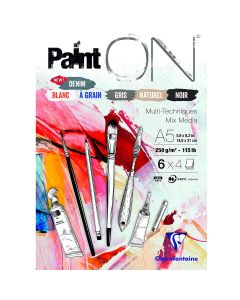 Clairefontaine Paint-ON Bloc A5 - 6 couleurs