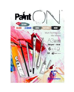Clairefontaine Paint-ON Bloc A3 - 6 couleurs