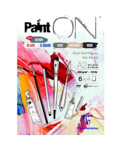 Clairefontaine Paint-ON Bloc A2 - 6 couleurs