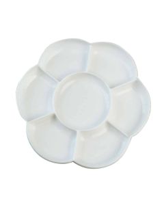 KREUL Palette de peintre en forme de fleur - 17 cm de diamètre