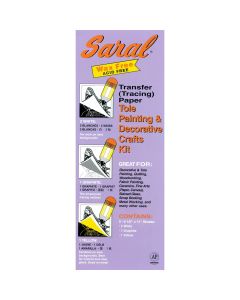 Saral papier transfert - Hobby set - 3x blanc - 1x jaune - 1x graphite