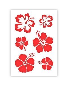 Modèle de fleur Aloha en 3 tailles
