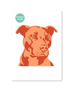 QBIX Pochoir pour chien - Format A3 - 2 couches