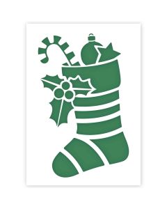 Modèle de chaussette de Noël en 3 tailles