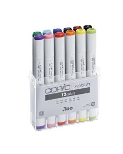 Copic Sketch Marqueurs Ensemble de 12 pièces - Couleurs de base