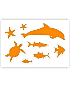 Modèle de créatures marines en 3 tailles