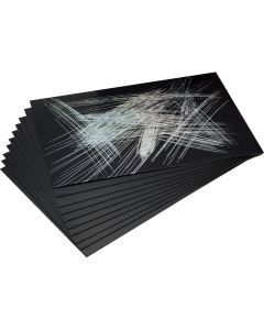 Essdee Scraperboard Holographic Feuille d'aluminium - 10 pièces